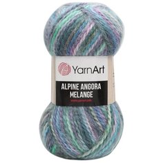 Пряжа YarnArt Alpine Angora Melange 150г 150м (20% шерсть, 80% акрил) (432 меланж), 3 мотка