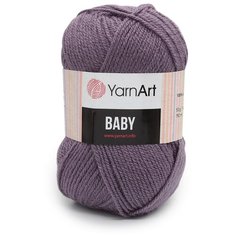 Пряжа YarnArt Baby 50гр 150м (100% акрил) (852 т. фиолетовый), 5 мотков