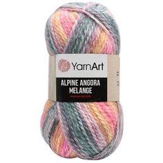Пряжа YarnArt Alpine Angora Melange 150г 150м (20% шерсть, 80% акрил) (431 меланж), 3 мотка