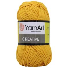 Пряжа YarnArt Creative 50гр 85м (100% хлопок) (228 желтый) 5 мотков