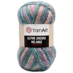 Пряжа YarnArt Alpine Angora Melange 150г 150м (20% шерсть, 80% акрил) (435 меланж), 3 мотка