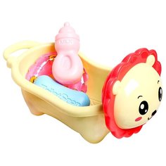 Крошка Я / Развивающая игрушка / Игрушка для ванной / Набор игрушек для купания, 5 шт + леечка