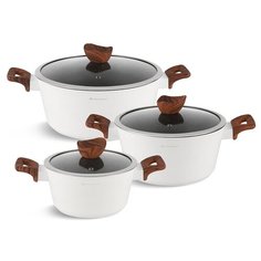 Набор посуды с мраморным покрытием, 8 предметов Edenberg