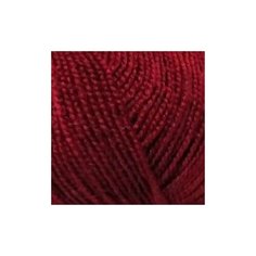 Пряжа для вязания ПЕХ Бисерная (100% акрил) 5х100г/450м цв.007 бордо Пехорка