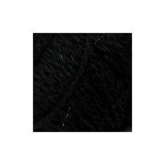 Пряжа для вязания ПЕХ Деревенская (100% полугрубая шерсть) 10х100г/250м цв.002 черный Пехорка