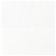 Пряжа для вязания ПЕХ Классический хлопок (100% мерсеризованный хлопок) 5х100г/250м цв.001 белый Пехорка