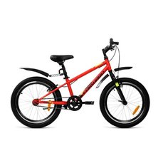Велосипед FORWARD UNIT 20 1.0 (20" 1 ск. рост 10.5") 2020-2021, красный матовый, 1BKW1J101004