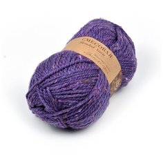 Пряжа для вязания ПЕХ Смесовая (70% акрил высокообъемный, 30% шерсть) 5х200г/200м цв.078 фиолетовый Пехорка