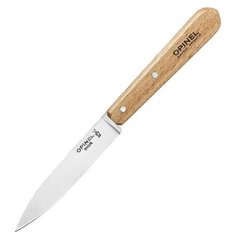 Нож для чистки овощей Opinel №112, деревянная рукоять, нержавеющая сталь, блистер, 001913
