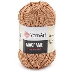 Пряжа YarnArt Macrame 90гр 130м (100% полиэстер) (131 персиковый), 6 мотков
