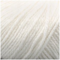 Пряжа YarnArt Milano 50гр 130м (8% альпака, 20% шерсть, 8% вискоза, 64% акрил) (851 белый), 10 мотков