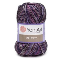 Пряжа YarnArt Melody 100гр 230м (9% шерсть, 21% акрил, 70% полиамид) (903 секционный) 5 шт
