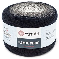 Пряжа YarnArt Flowers Merino 225гр 590м (25% шерстъ, 75% акрил) (532 секционный) 2 шт