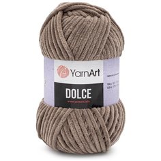 Пряжа YarnArt Dolce 100гр 120м (100% микрополиэстер) (754 дымчатый), 5 мотков