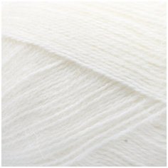 Пряжа YarnArt Angora Star 100гр 500м (20% тонкая шерсть, 80% акрил) (502 молочный), 5 мотков