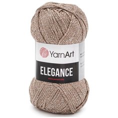 Пряжа YarnArt Elegance 50гр 130м (88% хлопок, 12% металлик) (121розовая дымка), 5 мотков