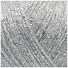 Пряжа YarnArt Manhattan 50гр 200м (56% металлик, 7% шерсть, 7% вискоза, 30% акрил) (901 белый), 10 мотков