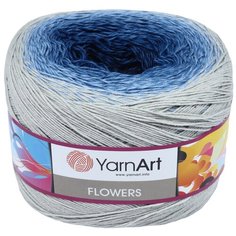 Пряжа YarnArt Flowers 250гр 1000м (55% хлопок, 45% полиакрил) (271 секционный), 2 мотка