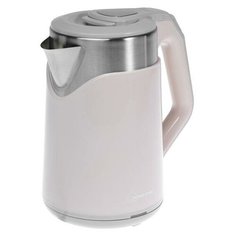Чайник электрический HOMESTAR HS-1019, пластик, колба металл, 1.8 л, 1500 Вт, розовый 6487562