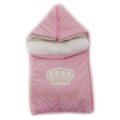 Конверт-мешок Осьминожка Корона (К141) розовый