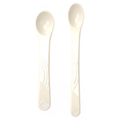 Ложки Twistshake для кормления Feeding Spoon с 4 мес. 2 шт. пастельный бежевый