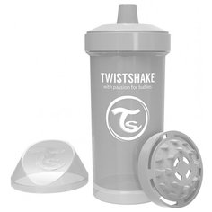 Поильник Twistshake Crawler Cup 360 мл пастельно-серый