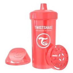 Поильник Twistshake Crawler Cup 360 мл персиковый