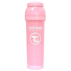 Twistshake Бутылочка антиколиковая Pastel, 330 мл, с 4 месяцев, розовый