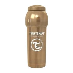 Twistshake Бутылочка антиколиковая Pearl, 260 мл, с рождения, жемчужный медный