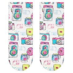 Капроновые носки Conte Elegant Fantasy 18С-76СП 205, размер 23-25, белый