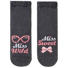 Носки Conte Elegant Happy 17С-21СП 127, размер 23-25, темно-серый