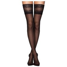 Чулки Conte Elegant Fantasy Flame, 20 den, размер 1/2, nero (черный)