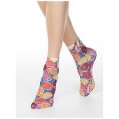 Носки Conte Elegant Fantasy 18С-76СП 211, размер 23-25, синий/красный/желтый