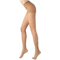 Колготки Conte Elegant FANTASY TATTOO, 20 den, размер 4, 005 natural (бежевый)