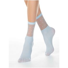 Капроновые носки Conte Elegant 19С-29СП, размер 23-25, light blue