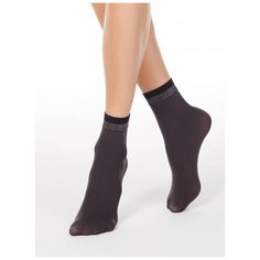 Капроновые носки Conte Elegant Fantasy 19С-26/1СП, размер 23-25, grafit