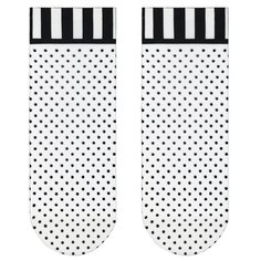 Капроновые носки Conte Elegant Fantasy 18С-76СП 204, размер 23-25, белый