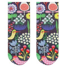 Капроновые носки Conte Elegant Fantasy 18С-76СП 201, размер 23-25, фиолетовый