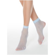 Капроновые носки Conte Elegant 17С-177СП, размер 23-25, light blue