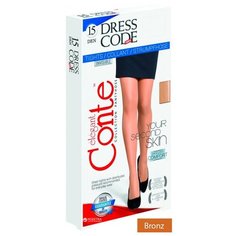 Колготки Conte Elegant Dress Code, 15 den, размер 4, bronz (коричневый)