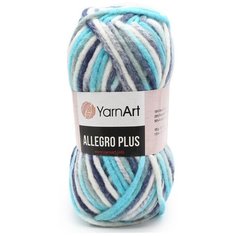 Пряжа YarnArt Allegro Plus 100гр 110м (16% шерстъ, 28% полиамид, 56% акрил) (744 секционный) 5 шт