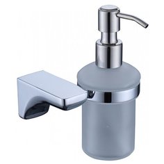 Дозатор для жидкого мыла настенный (стекло) хром (цинк) (KH-1510) Kaiser