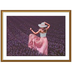 Набор для вышивания "Новая Слобода" Лавандовое настроение 39,9х25.8 см Nova Sloboda