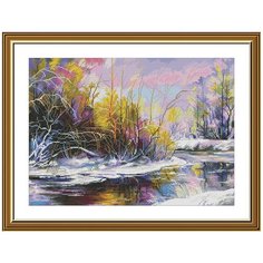 Набор для вышивания "Новая Слобода" Акварели весны 39х28 см Nova Sloboda