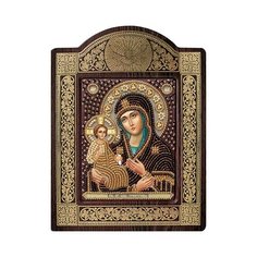 Набор для вышивания "Новая Слобода" Киот Борогодица Троеручица 9х11 см Nova Sloboda