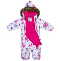 Комбинезон для малышей KEIRA 31920030-94220, Huppa, Размер 92, Цвет 94220-белый со снежинками