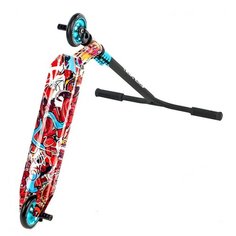 Трюковый самокат EXPLORE STREET WT (Граффити/Красный/Синий)