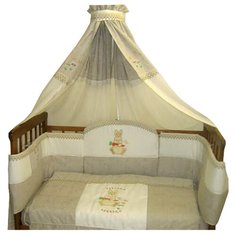 Постельное белье Labeillebaby "Зайка", 3 предмета (молочный) Labeille