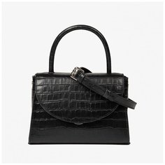 Сумка женская Афина 542 крокодил л. чёрная Afina