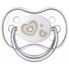 Пустышка силиконовая классическая Canpol Babies Newborn Baby 6-18 м, белый